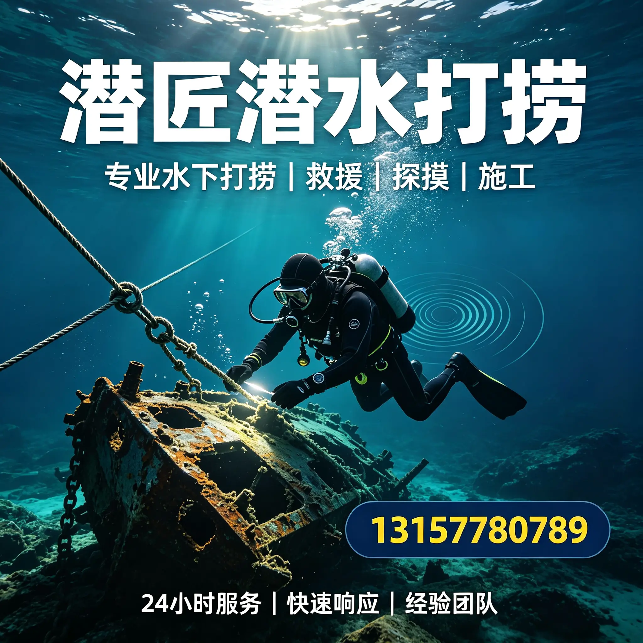昆玉水下打捞作业服务产品